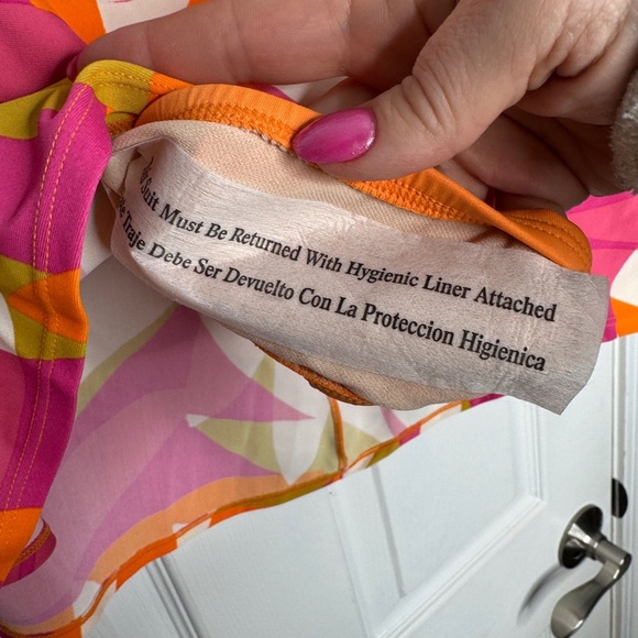 KONA SOL High Waisted Skirted Abstract Print Bikini Bottom Size 2XL (20-24) NEW - Picture 7 of 8